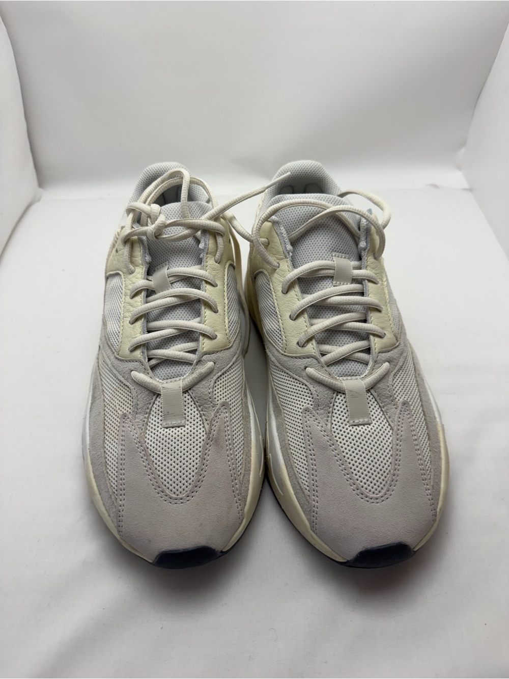 adidas Men's Yeezy Boost 700 Beige and Light Gray Athletic Sneakers